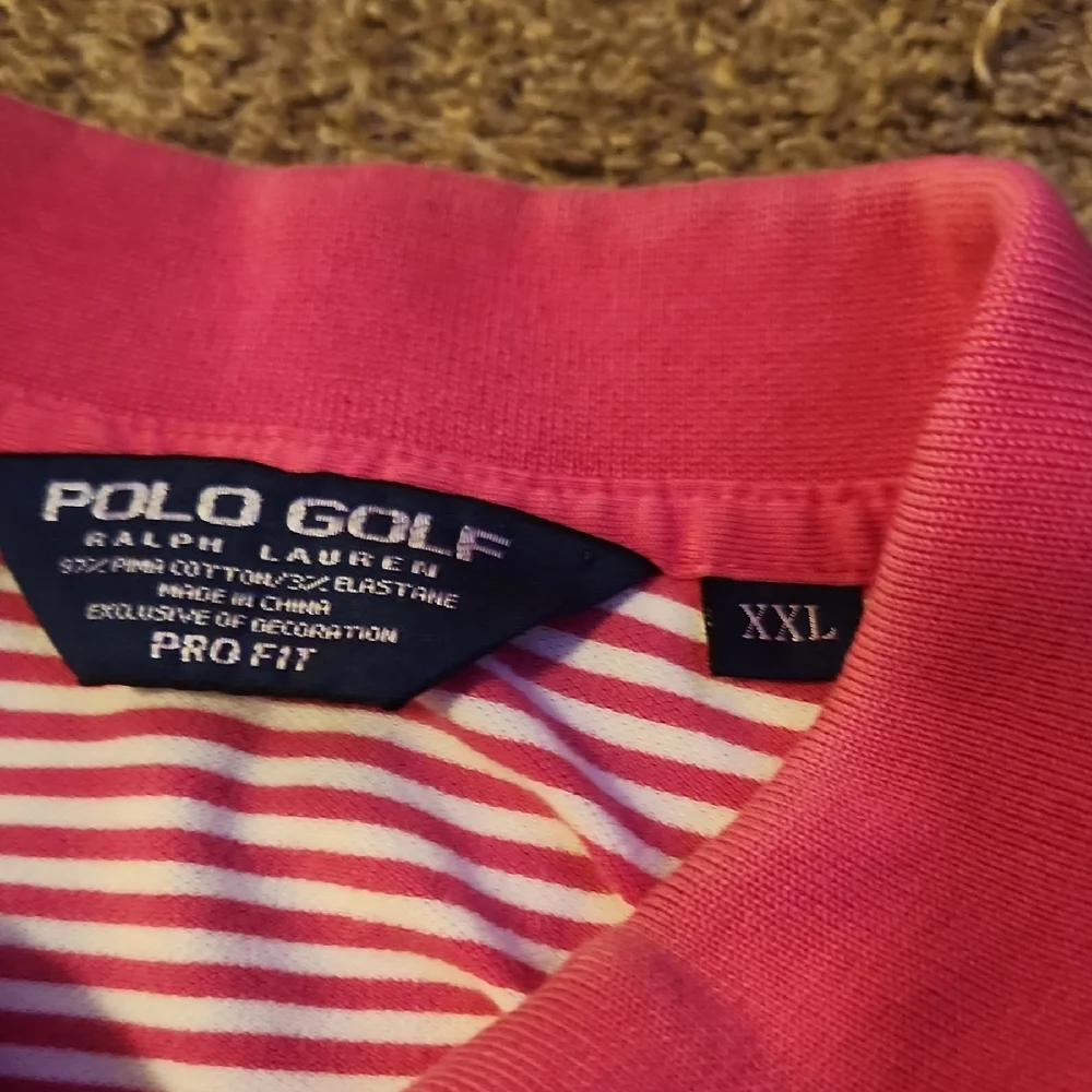 Ralph Lauren Pink Striped Polo Shirt